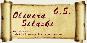 Olivera Silaški vizit kartica